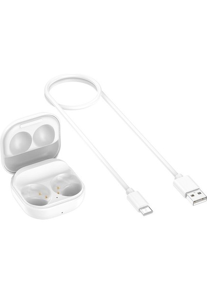 2 Adet SM-177 Samsung Galaxy Buds Için Wiress Kulaklık Şarj KUTUSU22 Pcs Beyaz (Yurt Dışından)