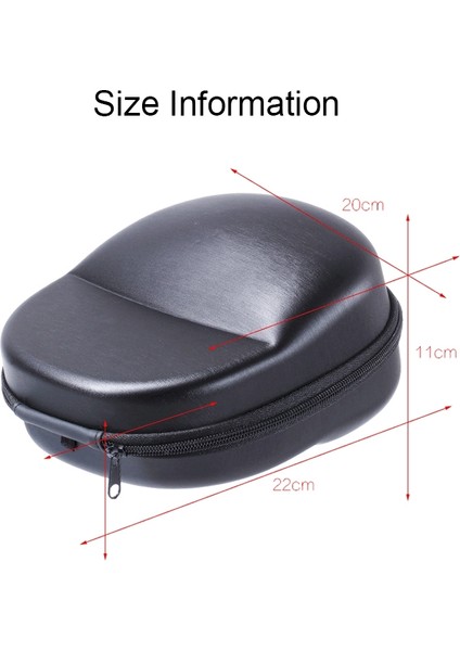 Kulaklık Siyahı Için Büyük Boyutlu Eva Saklama Kutusu Şok Geçirmez Torba (Yurt Dışından) fırsatları