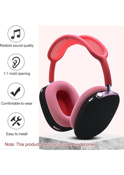 Max Kırmızı Için Bir Çift Silikon Kulaklık Kasası (Yurt Dışından) fiyatları