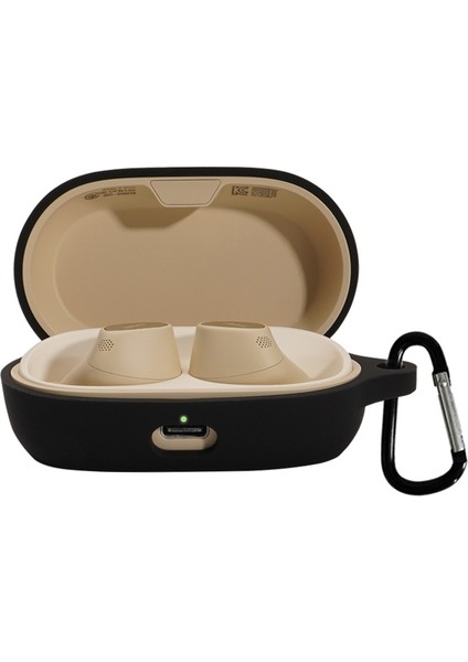 Jabra Ite 7 Pro Black Için Silikon Kulaklık Kılıfı (Yurt Dışından)