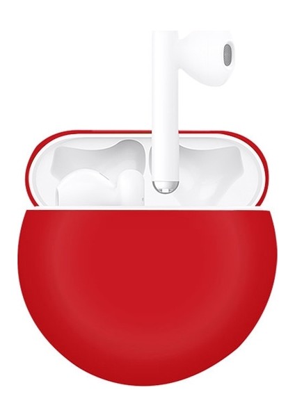 Huawei Tomurcukları Için 3 Sıvı Silikon Koruyucu Kasa Kırmızı (Yurt Dışından)