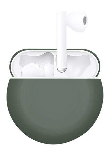 Huawei Tomurcukları Için 3 Sıvı Silikon Koruyucu Kasa Yeşil (Yurt Dışından)