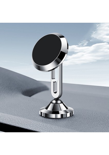 Araba Manyetik Cep Telefonu Tutucu, Renk: F59 Gümüş Siyah (Yurt Dışından)