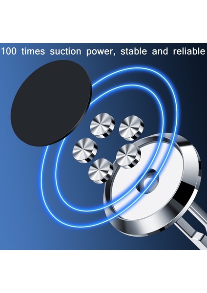 Araba Manyetik Cep Telefonu Tutucu, Renk: F59 Gümüş Siyah (Yurt Dışından) fırsatları