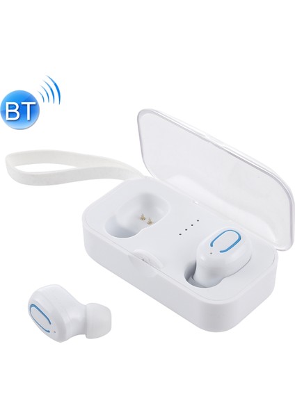 TI8S Tws Göz Kamaştırıcı Wiress Stereo Bluetooth 5.0 Kulaklıklar Siyah (Yurt Dışından)