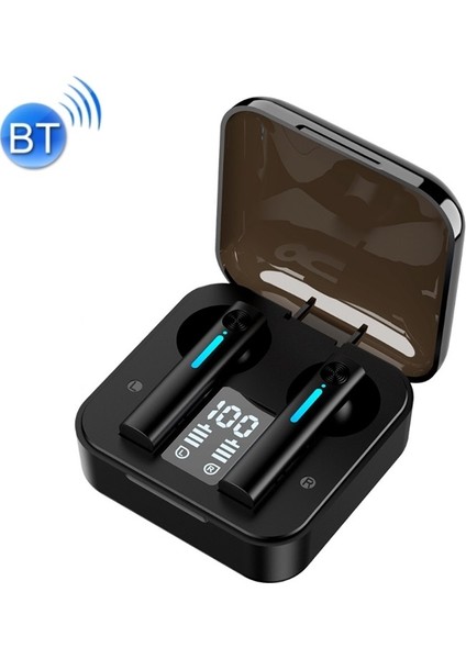 T13 Tws Dijital Ekran Kablosu Bluetooth Kulaklıklar Siyah (Yurt Dışından)