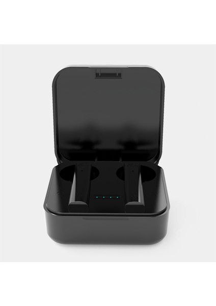 AIR2S Tws Çift Mikrofon Ses Gürültüsü, Şarj Kutusu ile Dokunmatik Bluetooth Kulaklık, Destek Işık Ekranı Siyah (Yurt Dışından)