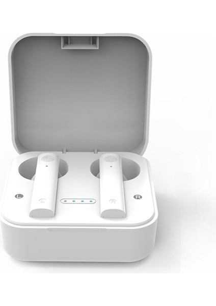 AIR2S Tws Çift Mikrofon Ses Gürültüsü, Şarj Kutusu ile Dokunmatik Bluetooth Kulaklık, Destek Işık Ekranı Siyah (Yurt Dışından)