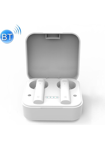 AIR2S Tws Çift Mikrofon Ses Gürültüsü, Şarj Kutusu ile Dokunmatik Bluetooth Kulaklık, Destek Işık Ekranı Siyah (Yurt Dışından)
