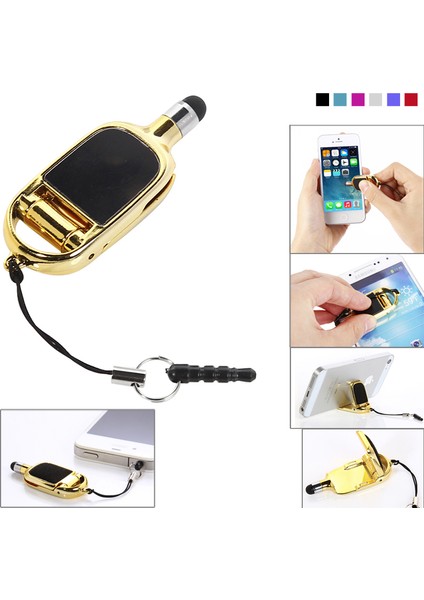 5'inde 1 Yüksek Hassasiyetli Kapasitif Kalem Telefon Tutucu Altın (Yurt Dışından) fiyatları