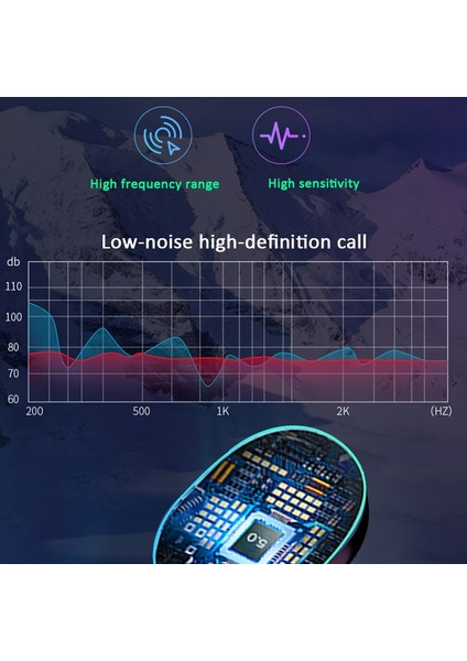 J21 Tws Mini Bluetooth Kulaklık Tek Kulak (Siyah) Siyah (Yurt Dışından)