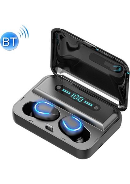 F9-5u Dijital Ekran Gürültü Azaltma Bluetooth Kulaklık Siyah (Yurt Dışından) fiyatları