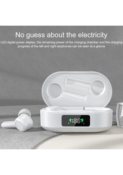Mı4 True Wiress Bluetooth Kulaklık Beyaz (Yurt Dışından)