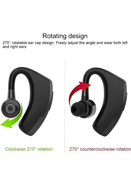 V10 Wiress Bluetooth Sport Kulaklık Siyah (Yurt Dışından)
