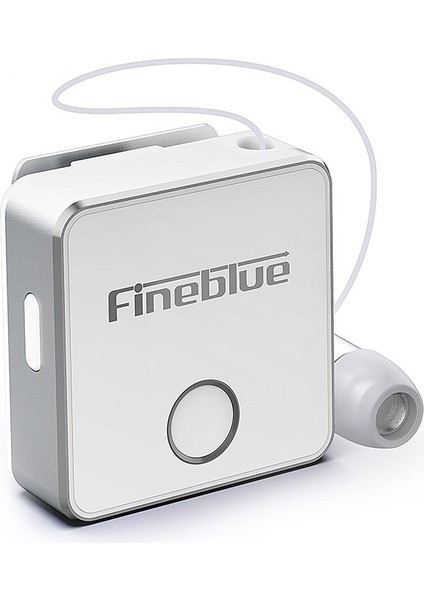 F1 Lavalier Bluetooth Kulaklık Beyaz (Yurt Dışından)