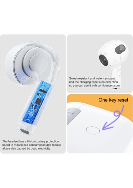 A8 Pro True Wiress Stereo Bluetooth Beyaz Beyaz (Yurt Dışından) fırsatları