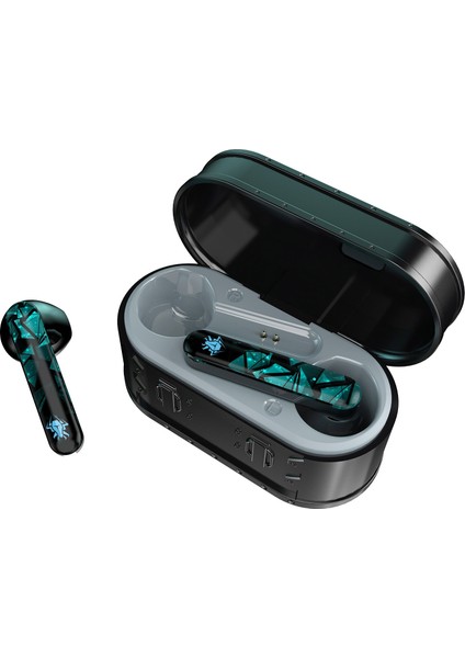 4 Game Tws Sport Game Wireses Bluetooth Kulaklık Mavisi (Yurt Dışından)