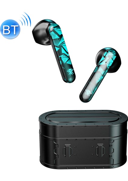 4 Game Tws Sport Game Wireses Bluetooth Kulaklık Mavisi (Yurt Dışından)