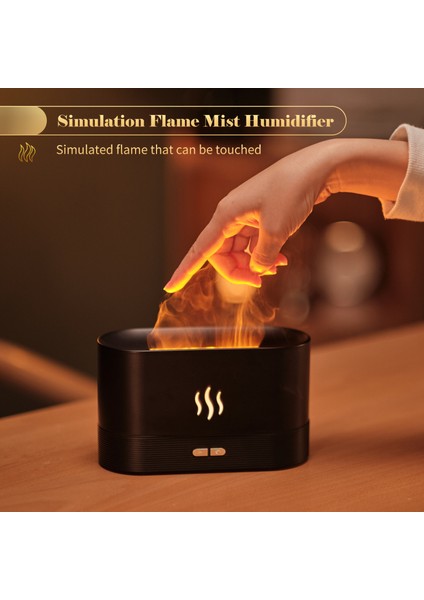 Simülasyon Alev Mist Nemlendirici 2 Parlaklık Gece (Yurt Dışından)
