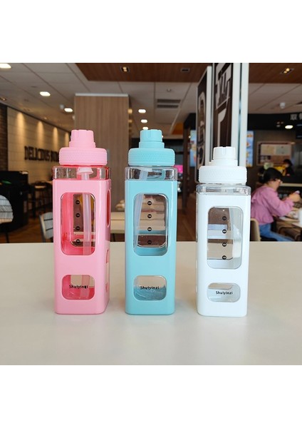 Adet Kare Spor Su Isıtıcısı, Renk: 700ML Mavi (Yurt Dışından) fırsatları