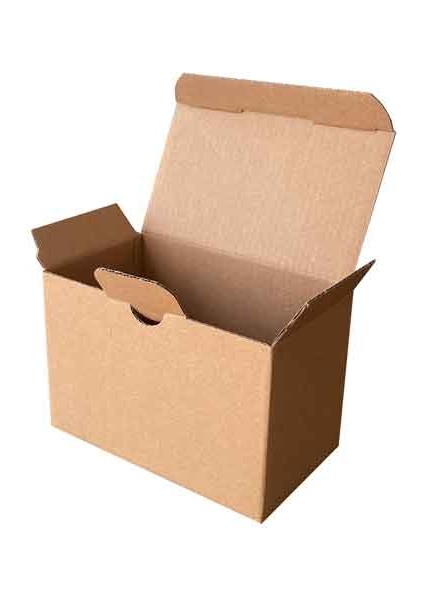 12x7x8 cm Kilitli Kutu Kraft 50 Adet