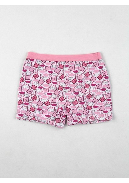 Kız Çocuk Desenli Likralı Boxer 3072 - 6 Adet fırsatları
