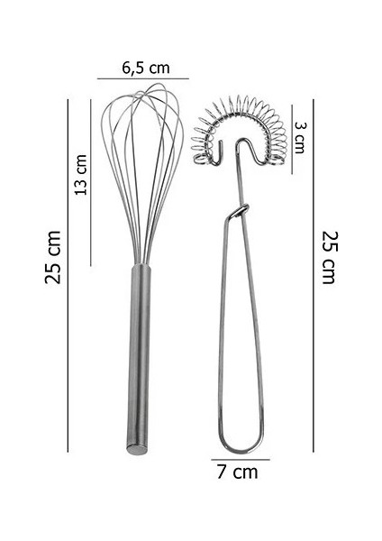 Ikili Çırpıcı-Köpürtücü Seti