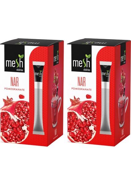 Mesh Stick nar’lı Karışık Meyve Çayı 2 Paket