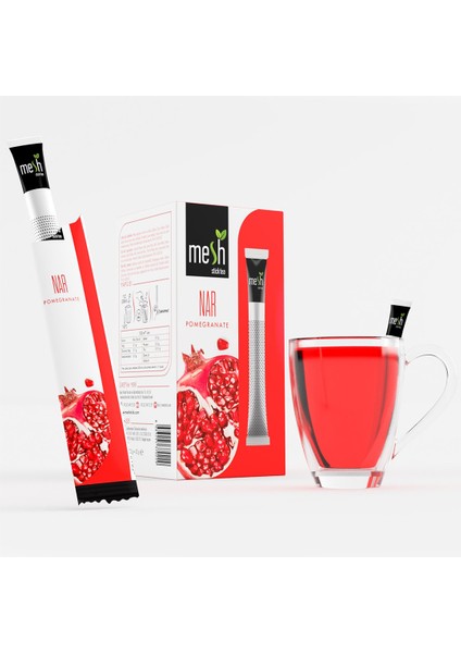 Mesh Stick nar’lı Karışık Meyve Çayı 2 Paket