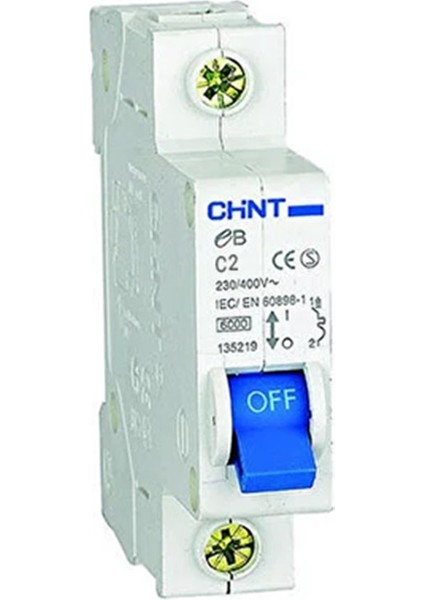 C 1X2A 4,5ka Otomatik Sigorta