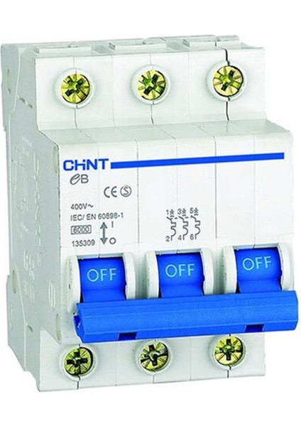 C 3X20A 4,5ka Otomatik Sigorta