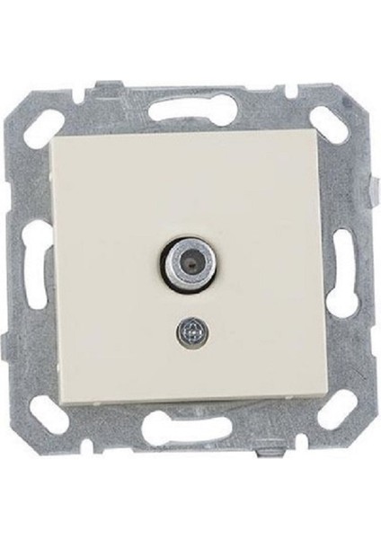 Byobu Tekli Uydu Prizi F Konnektörlü Eko (Sat)Mekanik + Kapak Beyaz fiyatları