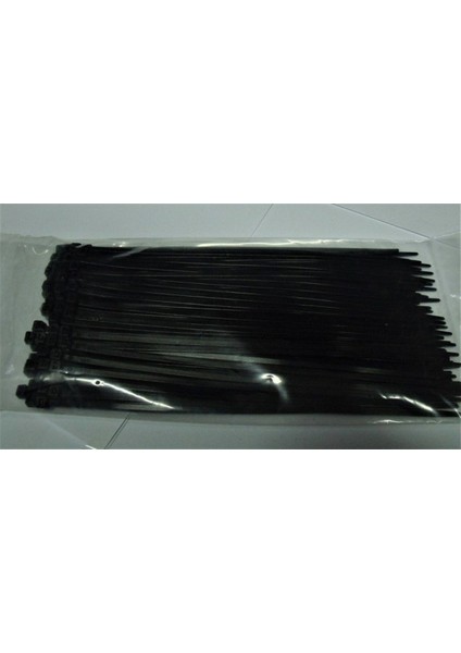 Kablo Bağı Plastik Siyah 200 mm 100'LÜ Paket