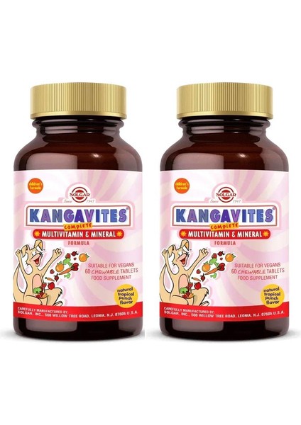 Kangavites Multivitamin & Mineral 60 Tablet 2 Adet