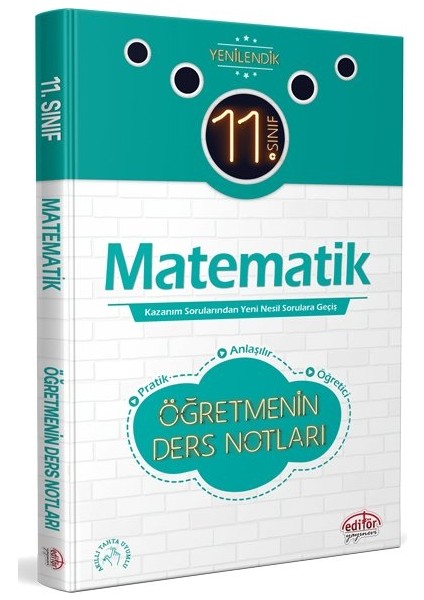 11. Sınıf Matematik Öğretmenin Ders Notları