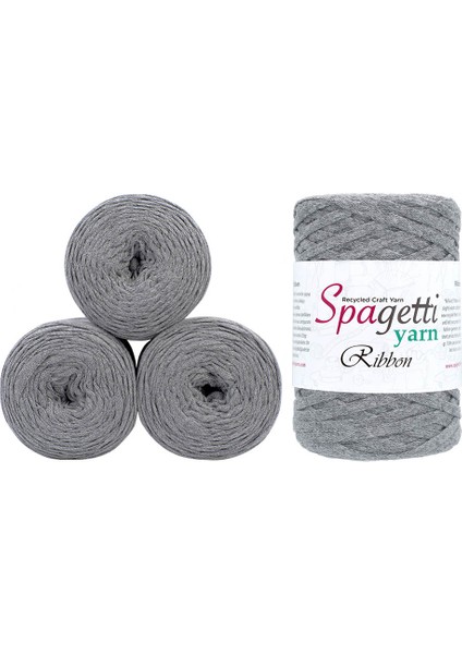Gri Ribbon Ip 3 - 4'lü Set