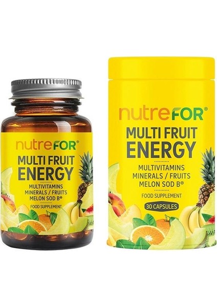 Multi Fruit Energy 30 Kapsül