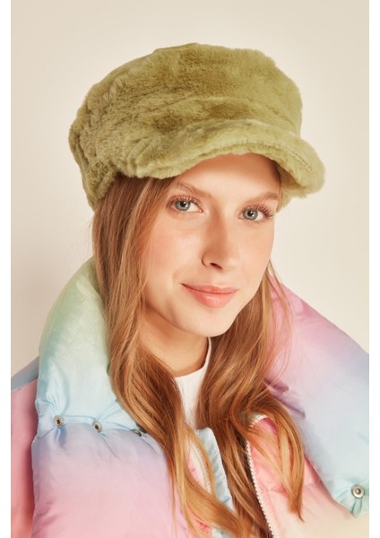 14161 Su Yeşili Peluş Kasket fiyatları