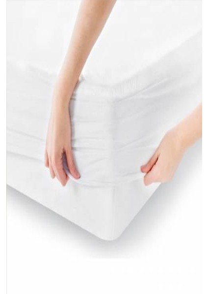 Sıvı Geçirmez Çift Kişilik Alez Battal Boy 200 x 200+30 cm Pamuk Fitted fırsatları