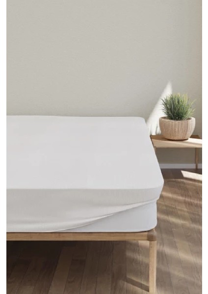 Fitted Alez 70 x 140 cm Bebe Pamuk Sıvı Geçirmez Yatak Koruyucu