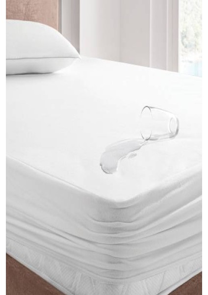 Sıvı Geçirmez Fitted Micro Kumaş Havlu Alez 220 x 200+30 cm fırsatları