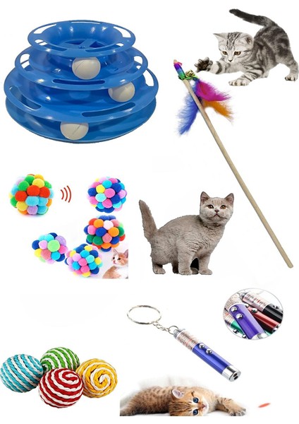 Kedi Lüx Oyuncak Seti