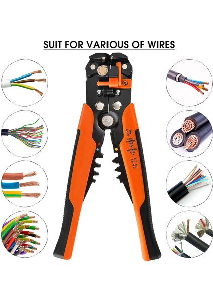 8-Inç Kablo Kablo Sıyırıcı Otomatik Kablo Sıyırma Pensesi (Yurt Dışından) modelleri