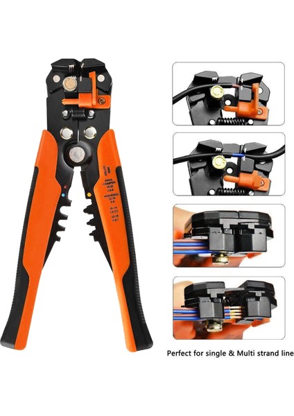 8-Inç Kablo Kablo Sıyırıcı Otomatik Kablo Sıyırma Pensesi (Yurt Dışından) fırsatları