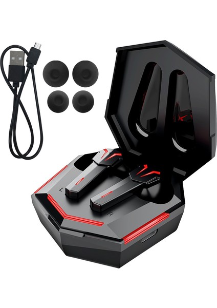 KS06 Bluetooth Uyumlu Su Geçirmez Stereo Kablosuz Kulaklık - Siyah (Yurt Dışından)