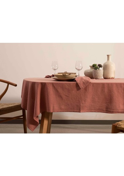 Gül Kurusu Masa Örtüsü Dikdörtgen - 200 x 150 cm