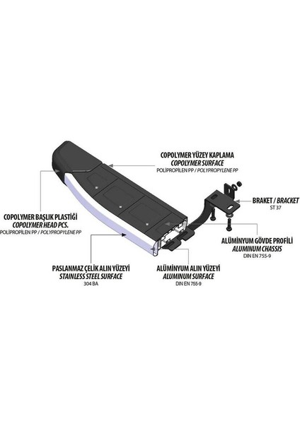 Volvo XC60 Proside Yan Basamak Krom 2009-2017 Arası modelleri