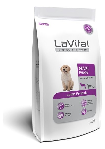 Büyük Irk Kuzu Etli Yavru Köpek Maması 3 kg modelleri