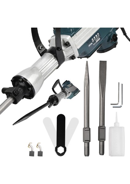 Assur Plus Büyük Tip Kırıcı Hilti Kavrama Kollu 16 Kg 3 Metre Kablolu MAVİ 65mm