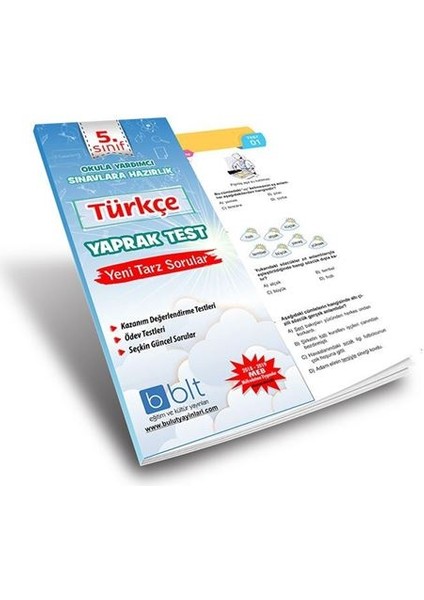 5.sınıf Türkçe Yaprak Test
